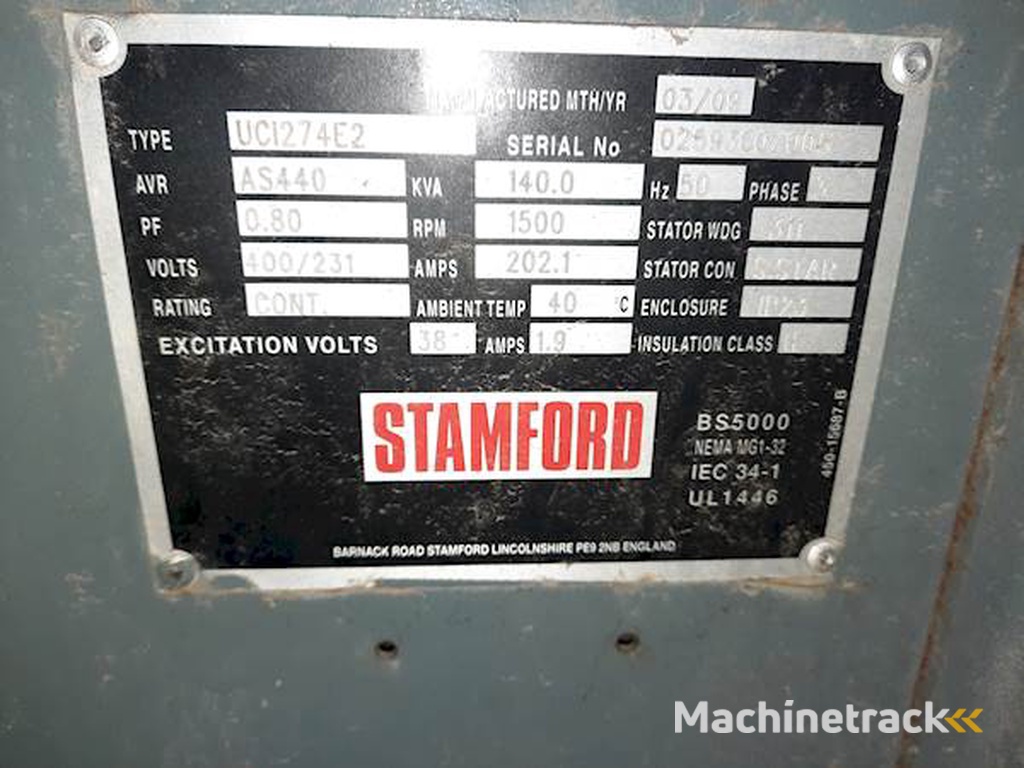 STAMFORD UCI274E2 - 140KVA