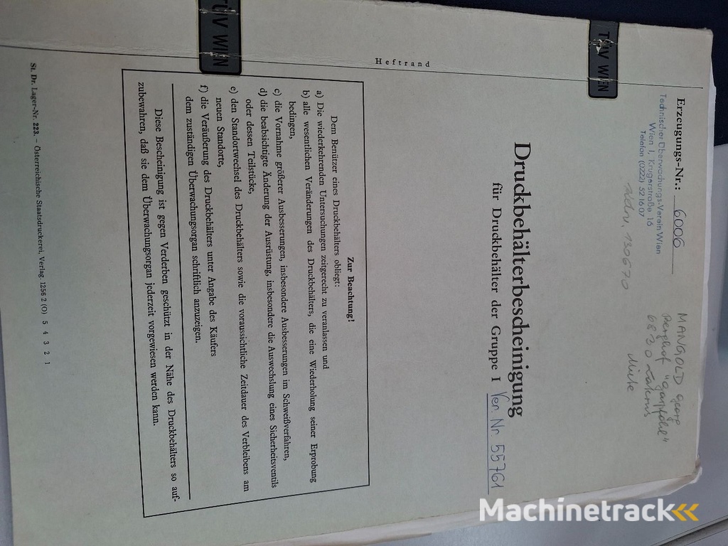 LPG / GAS GASTANK 13000 LITER