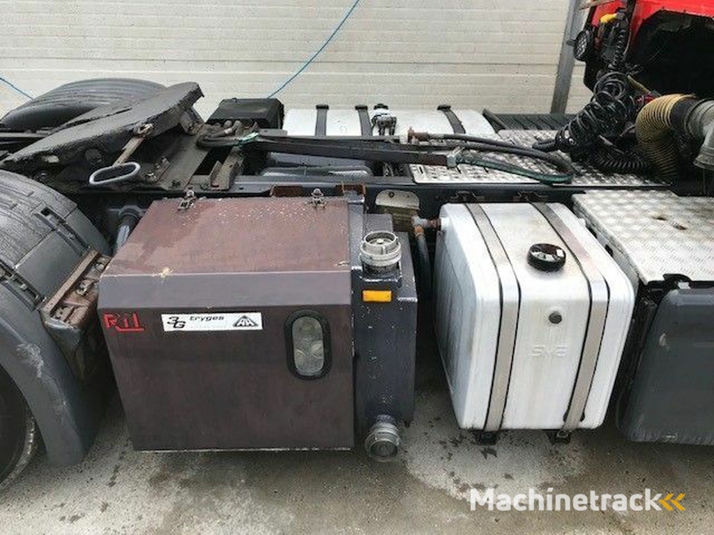 Scania P380 p 380 , RTI compressor , dubbel hydraulik systeem , 500.000 km