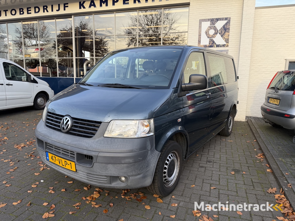 Volkswagen Transporter 2.5 TDI 300 Trendline DC Dubbele cabine / Marge / Airco / Trekhaak / Carplay / Nwe APK