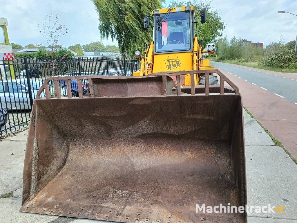 JCB 410 shovel wiellader loader + 2 bakken 4x4 robuust