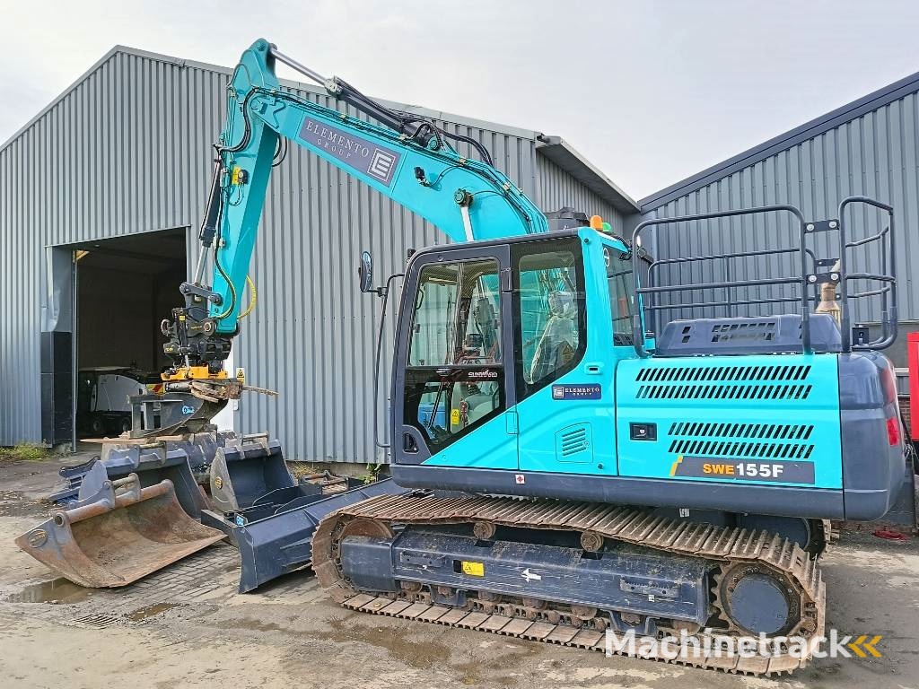 Sunward SWE 155 F + tilt rotator engcon ec214s 8 bakken