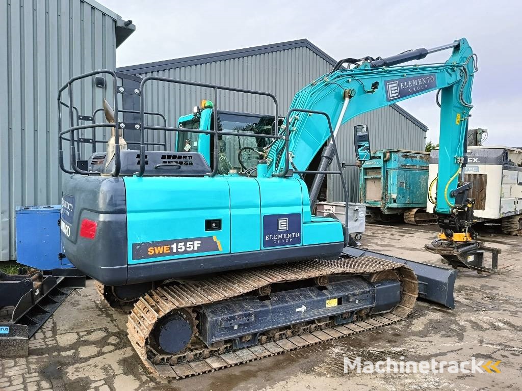 Sunward SWE 155 F + tilt rotator engcon ec214s 8 bakken