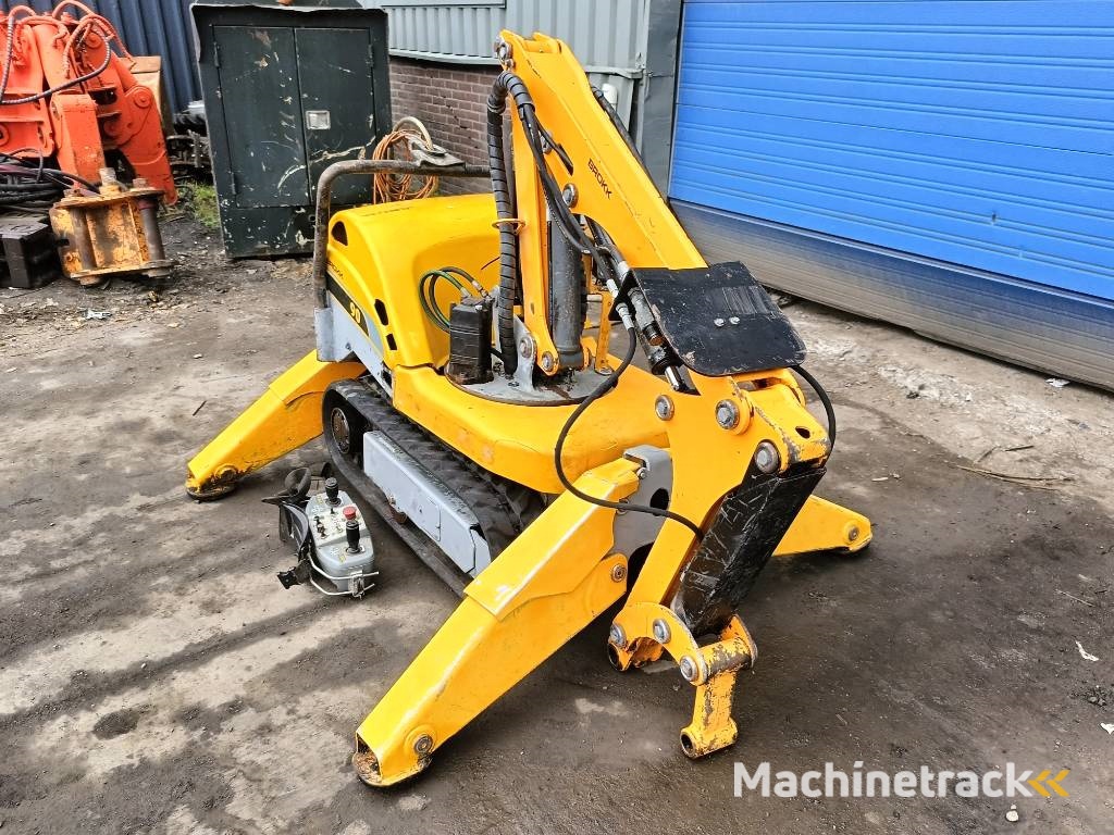 Brokk 90 husqvarna robot remote excavator digger