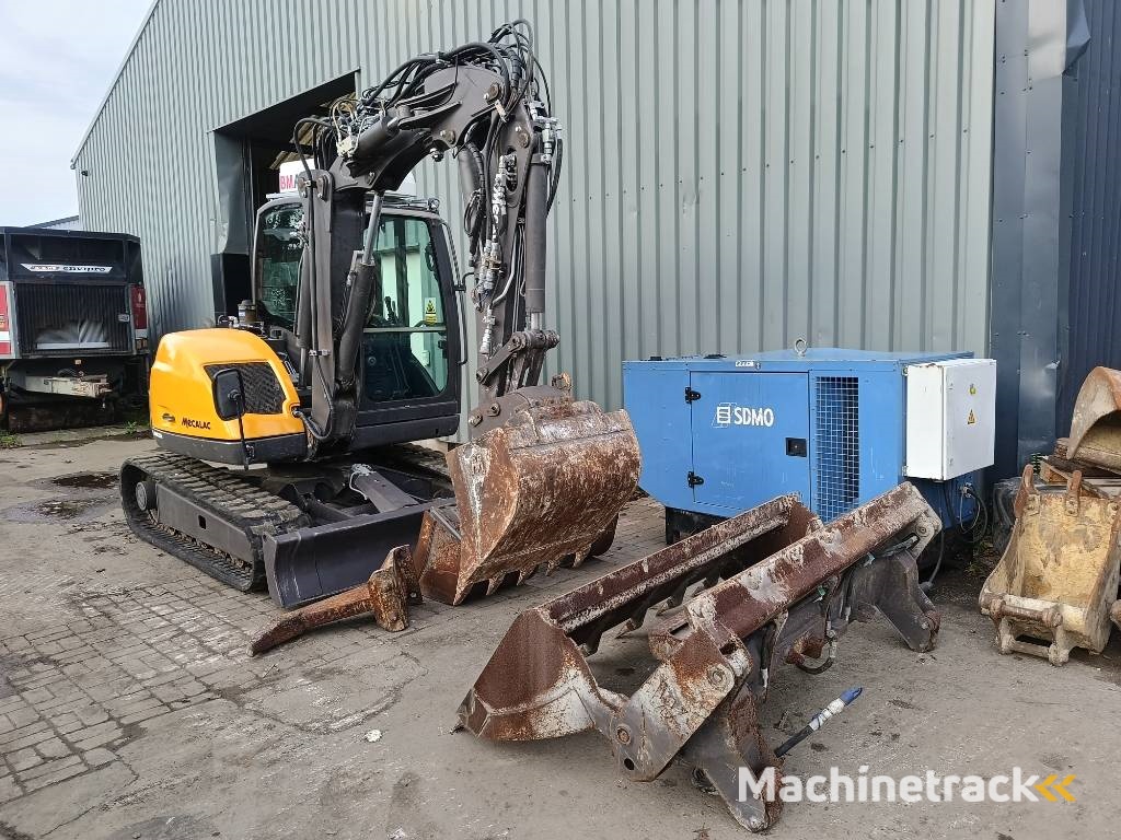 Mecalac 6 MCR tracked excavator 6 ton bagger midigraver