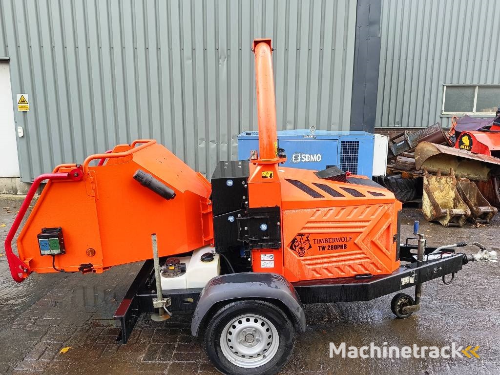Timberwolf TW280 PHB houtversnipperaar shredder 210mm 6,5t/h