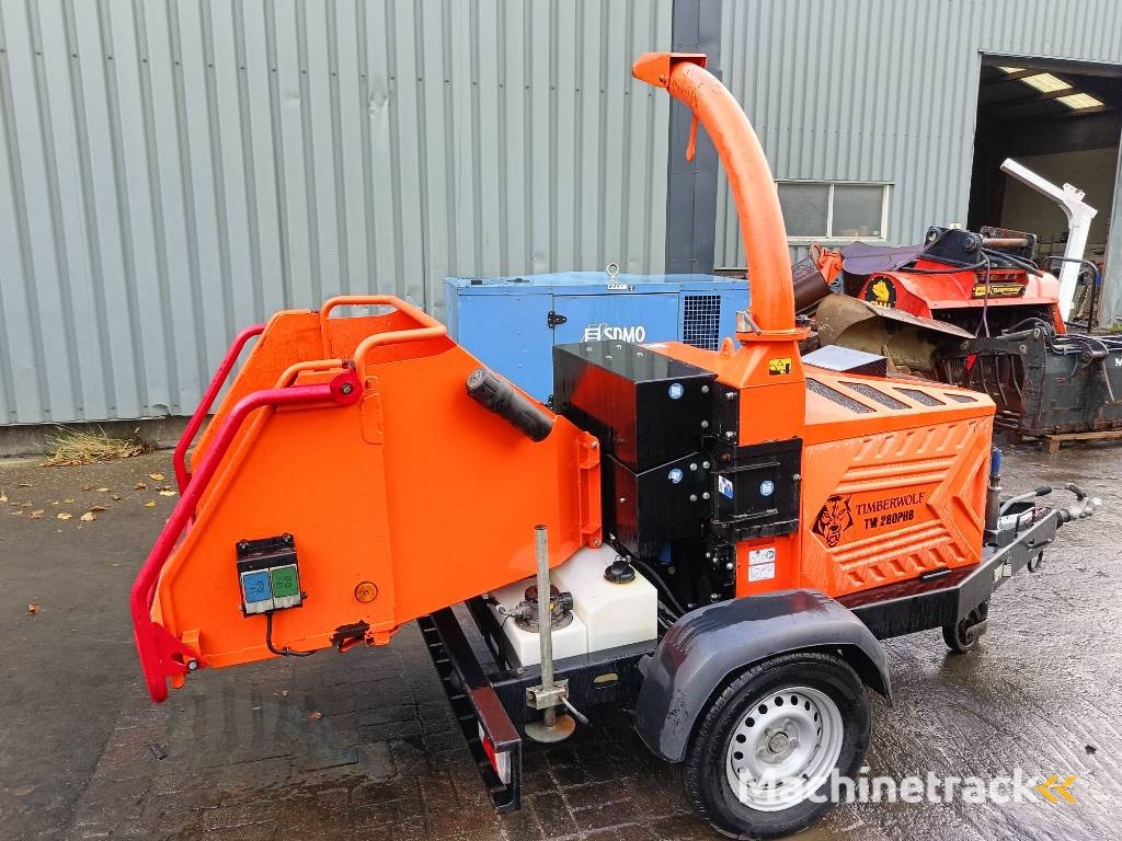 Timberwolf TW280 PHB houtversnipperaar shredder 210mm 6,5t/h