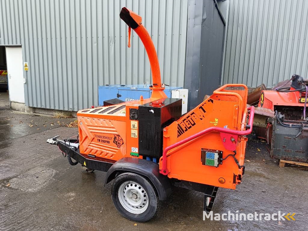 Timberwolf TW280 PHB houtversnipperaar shredder 210mm 6,5t/h