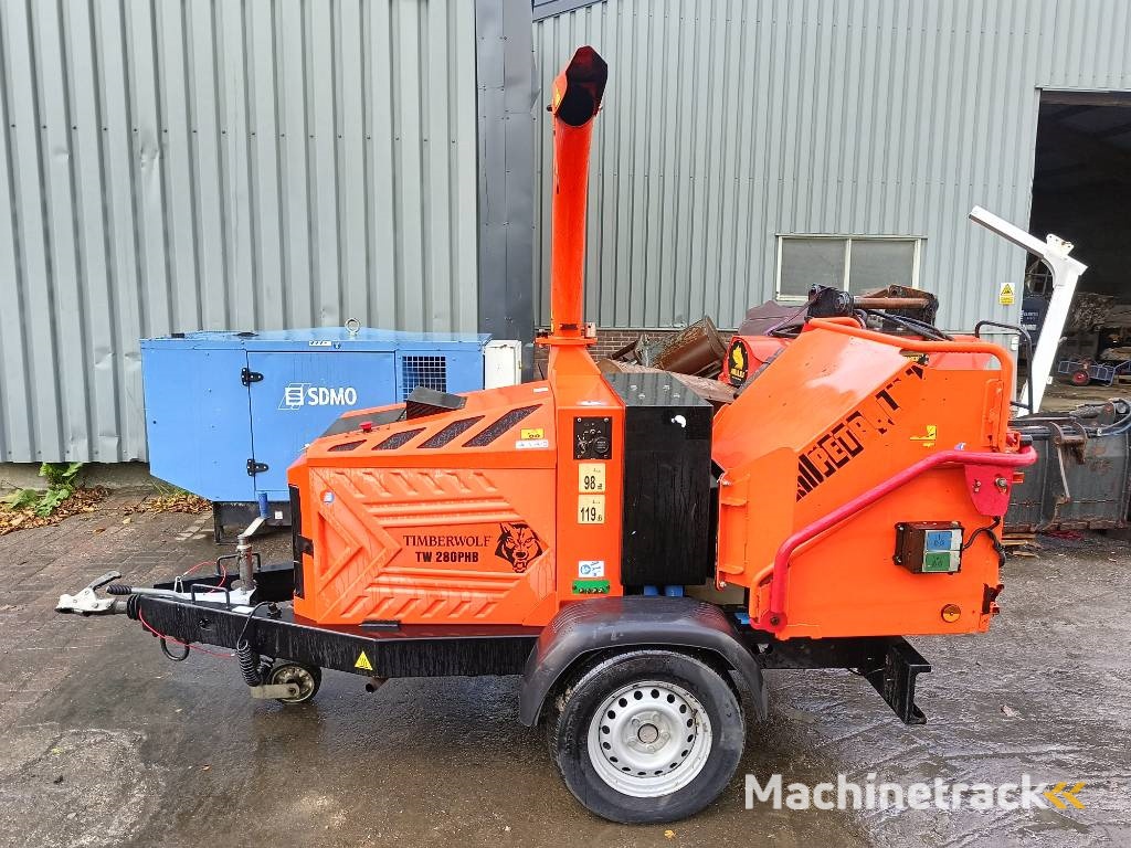 Timberwolf TW280 PHB houtversnipperaar shredder 210mm 6,5t/h