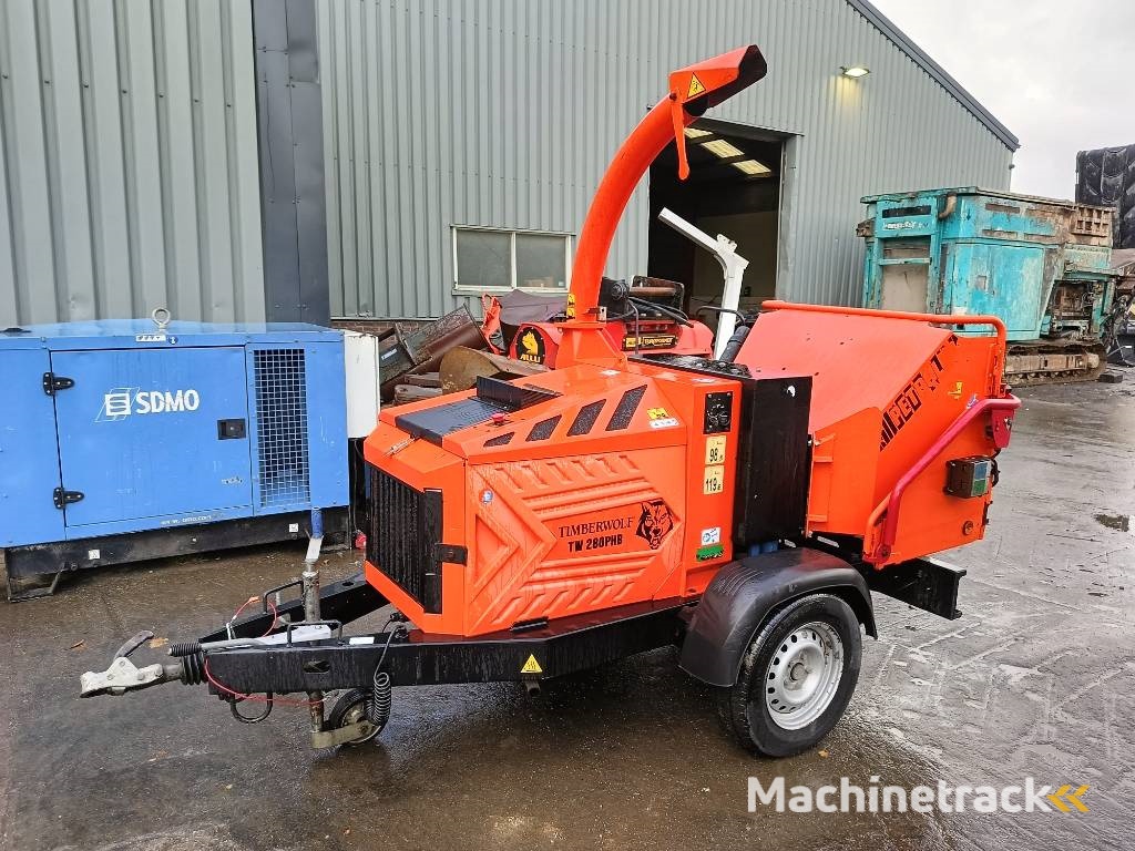 Timberwolf TW280 PHB houtversnipperaar shredder 210mm 6,5t/h