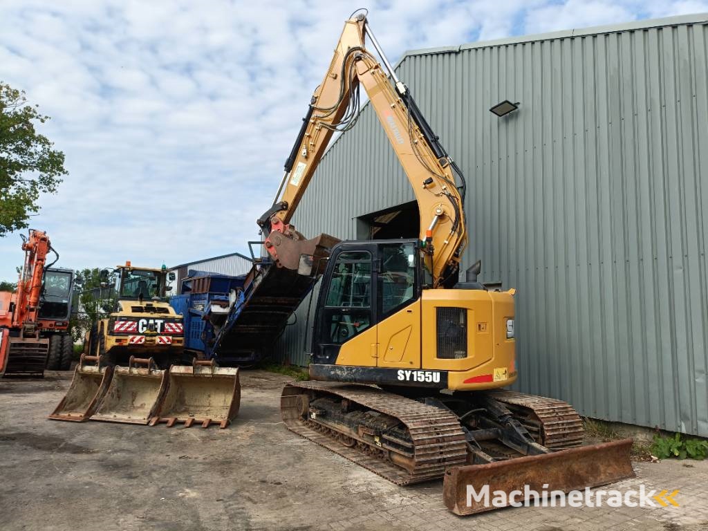 Sany SY 155 U graafmachine excavator rupskraan tracked
