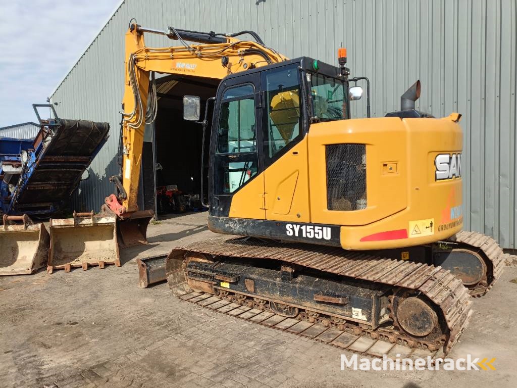 Sany SY 155 U graafmachine excavator rupskraan tracked