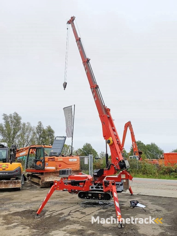 Jekko SPD 360 C DH mini hijskraan crane spider spin hybr