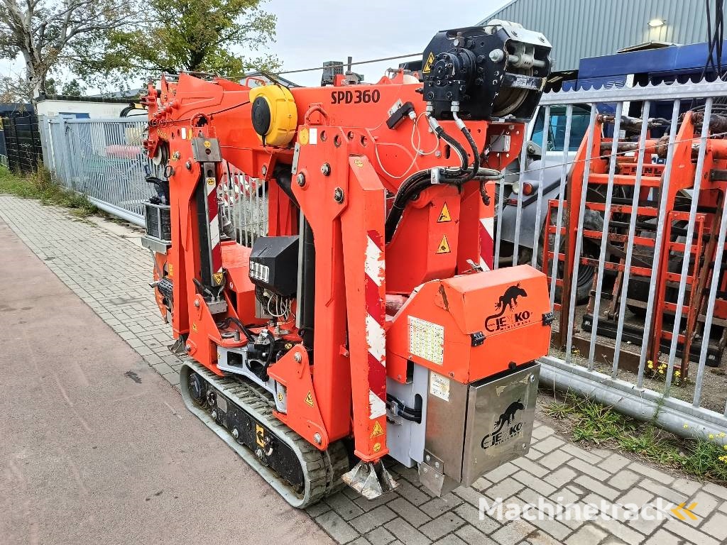 Jekko SPD 360 C DH mini hijskraan crane spider spin hybr