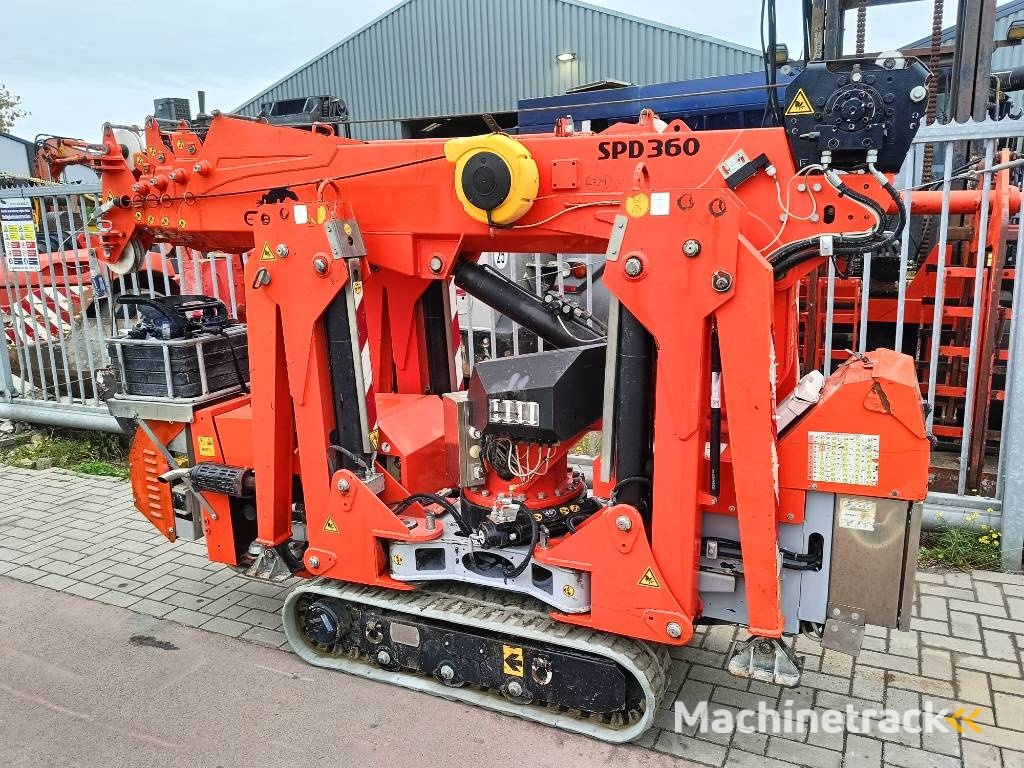 Jekko SPD 360 C DH mini hijskraan crane spider spin hybr