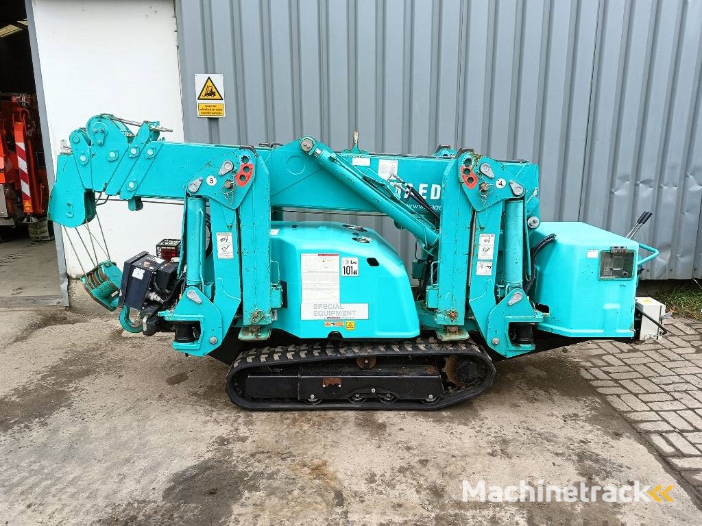 Maeda MC 285 CRME-2 minikraan hybride spin spider crane