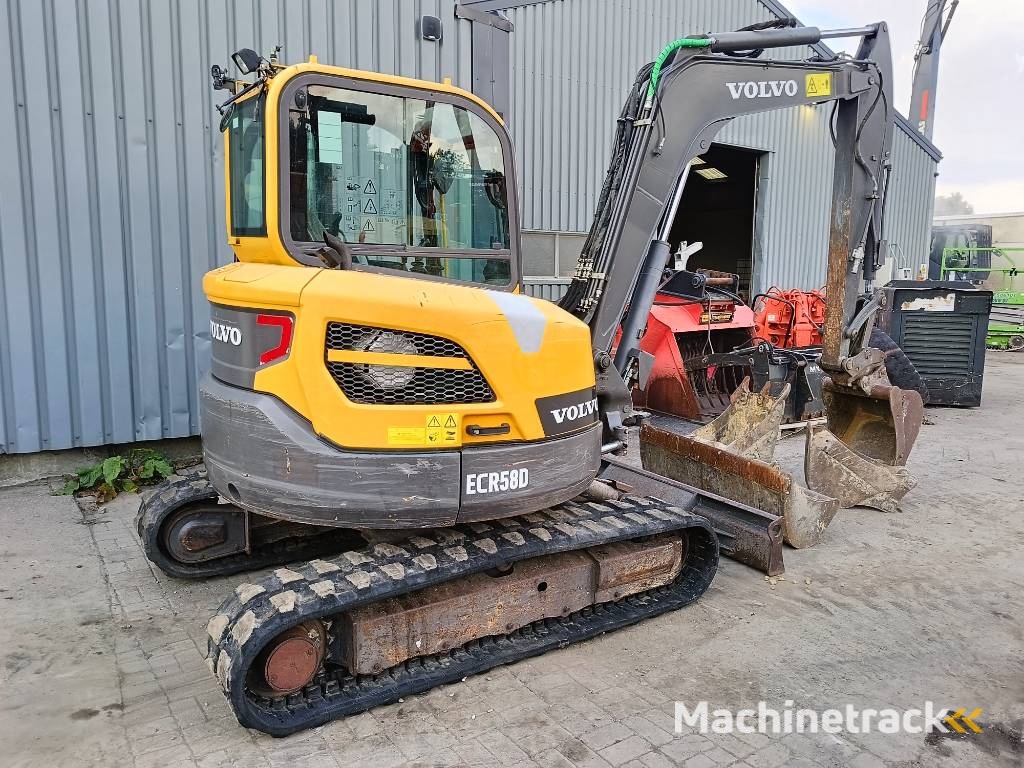 Volvo ECR 58 D rups graafmachine tracked excavator bagge