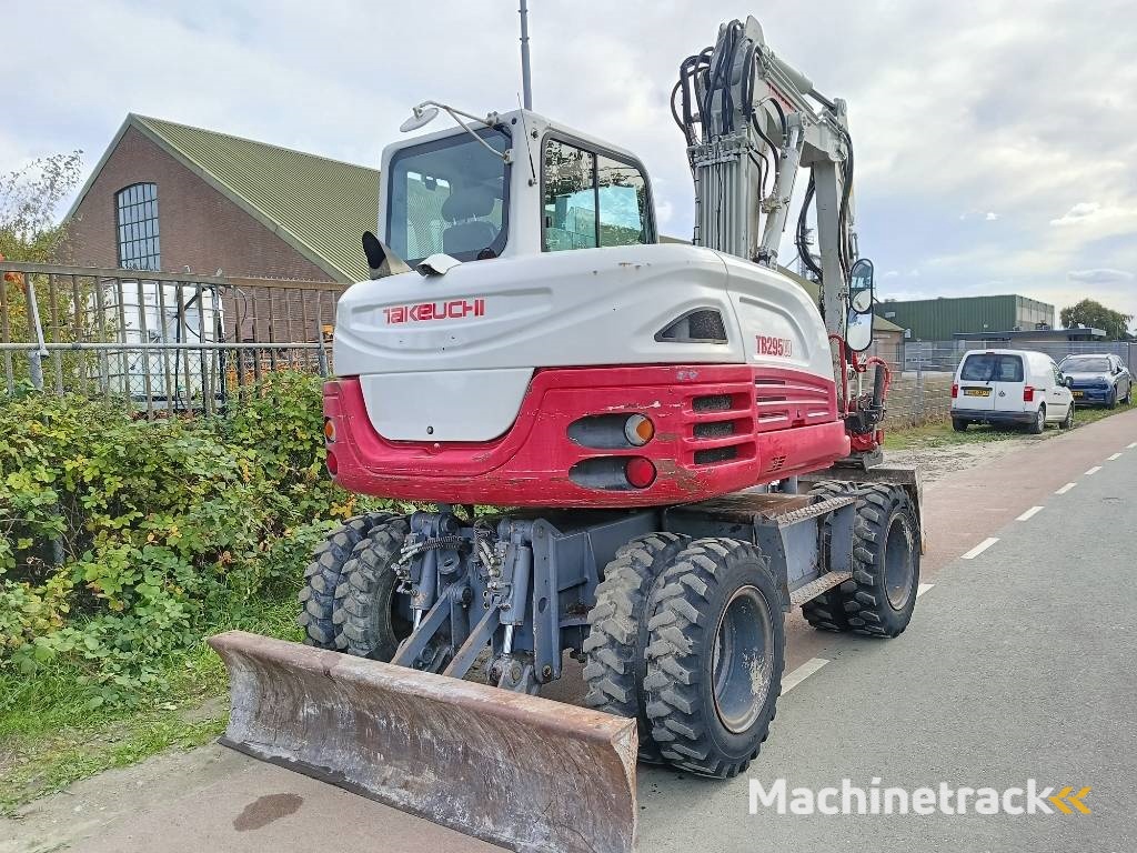 Takeuchi TB 295 W mobiele graafmachine mobile excavator