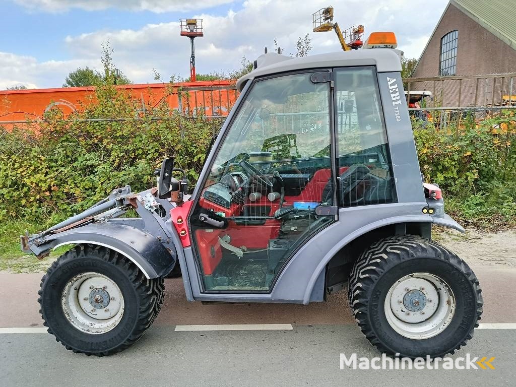 Aebi TT280 werktuigdrager maaier laag zwaartepunt