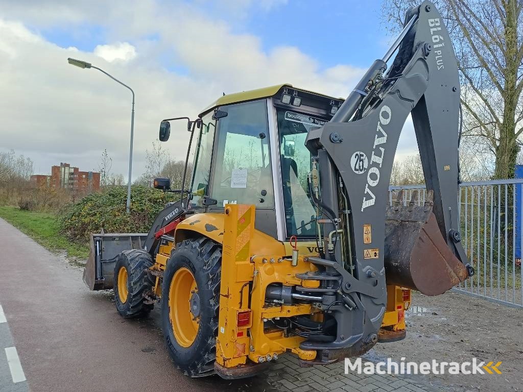 Volvo BL 61 + graaflaad combinatie backhoe loader lader