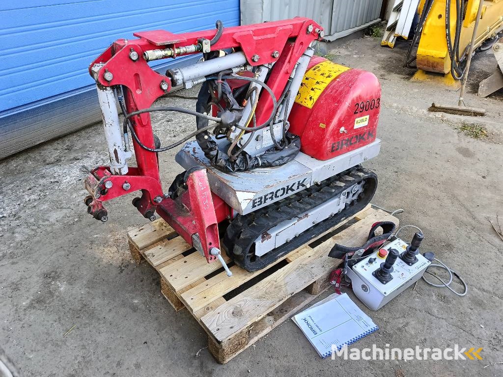 Brokk mini cut 40 demolition robot remote controlled