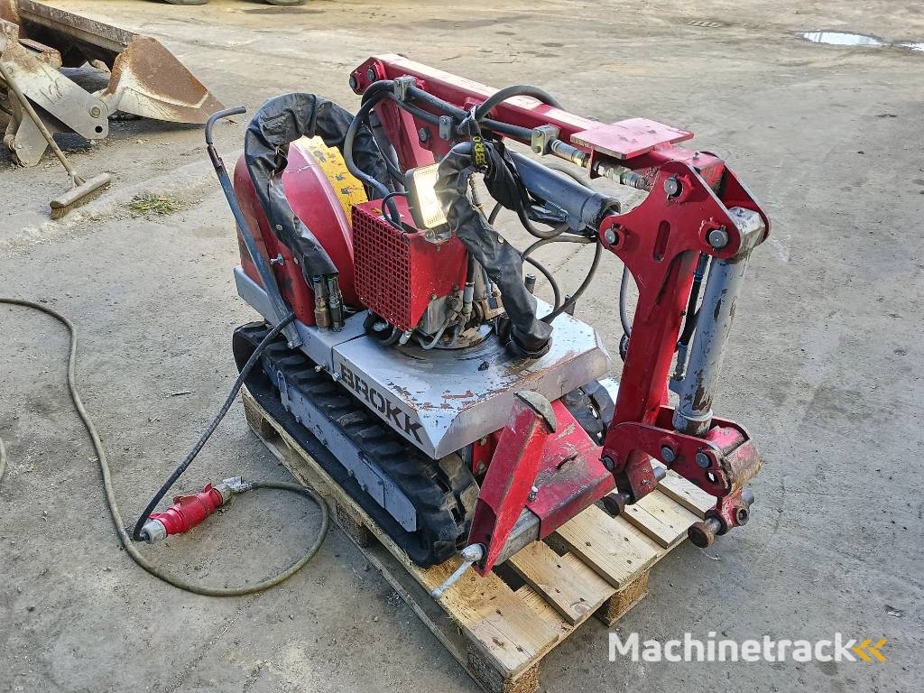 Brokk mini cut 40 demolition robot remote controlled