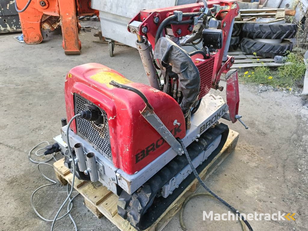 Brokk mini cut 40 demolition robot remote controlled