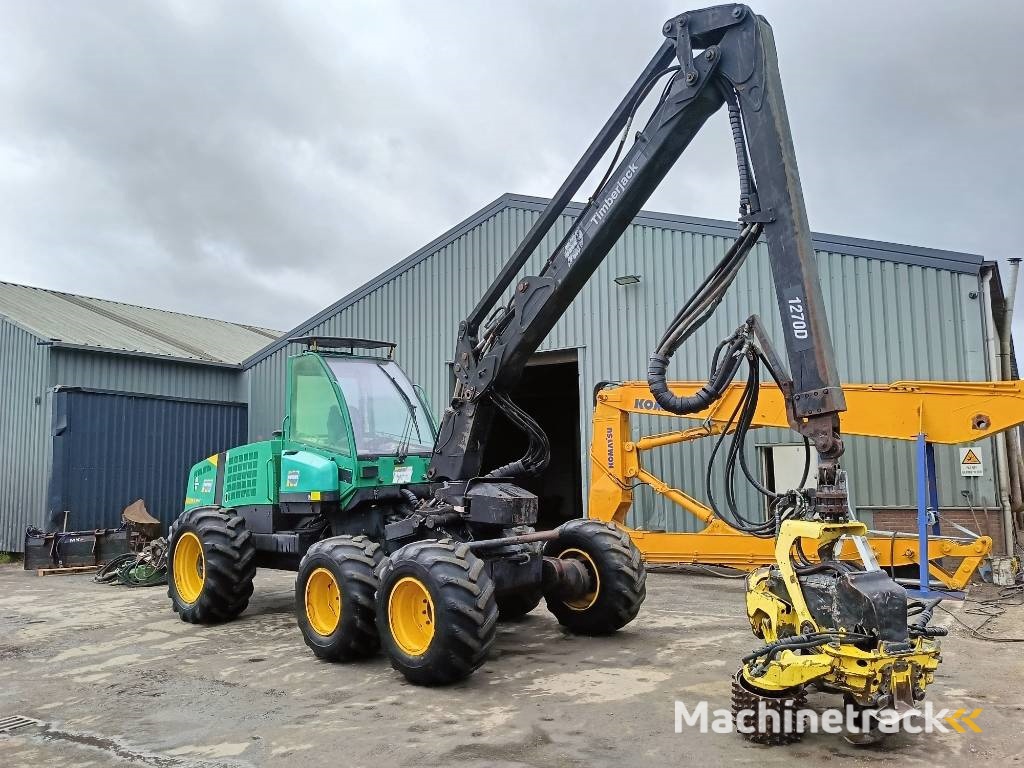 Timberjack 1270D harvester delimber bomenrooier 2004 CE airco
