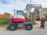 Thumbnail of Takeuchi TB 295 W mobiele graafmachine mobile excavator