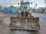Minituur van Volvo BL 61 + graaflaad combinatie backhoe loader lader