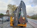 Minituur van Volvo BL 61 + graaflaad combinatie backhoe loader lader