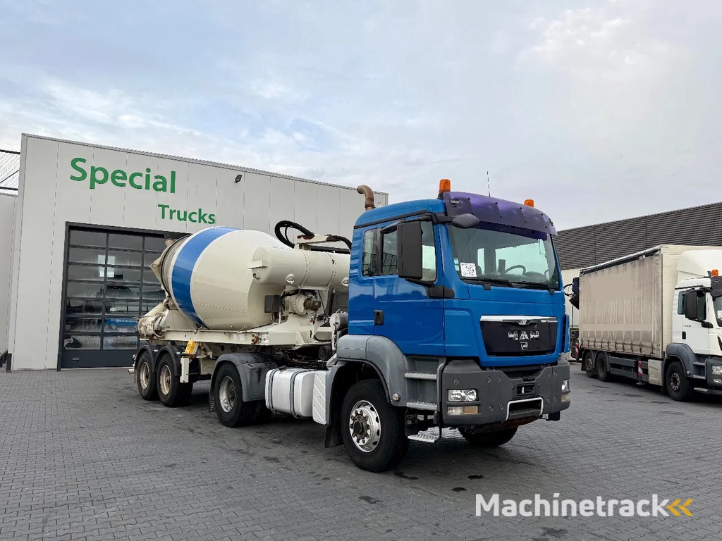 MAN TGS 18.400 4x4 / Euro 5 / Muller Mitteltal Mixer trailer / Liebherr / 10 m3 / Only 252231km