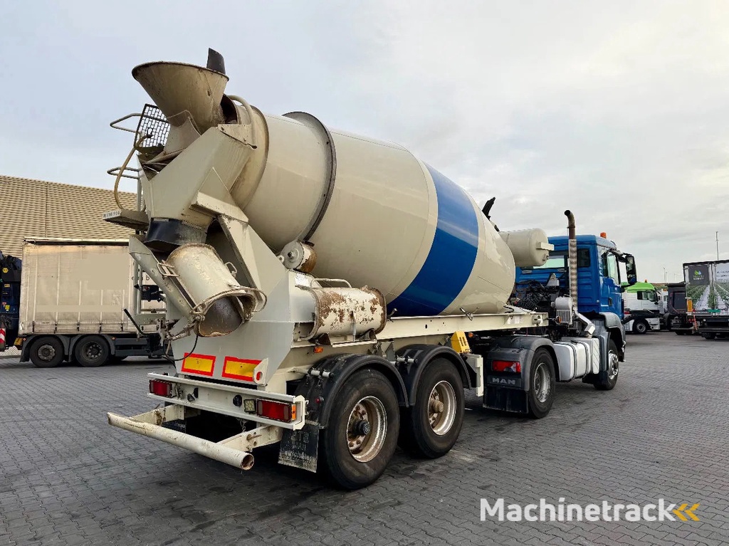 Müller-Mitteltal TGS 18.400 4x4 / Euro 5 / Muller Mitteltal Mixer trailer / Liebherr / 10 m3 / Only 252231km