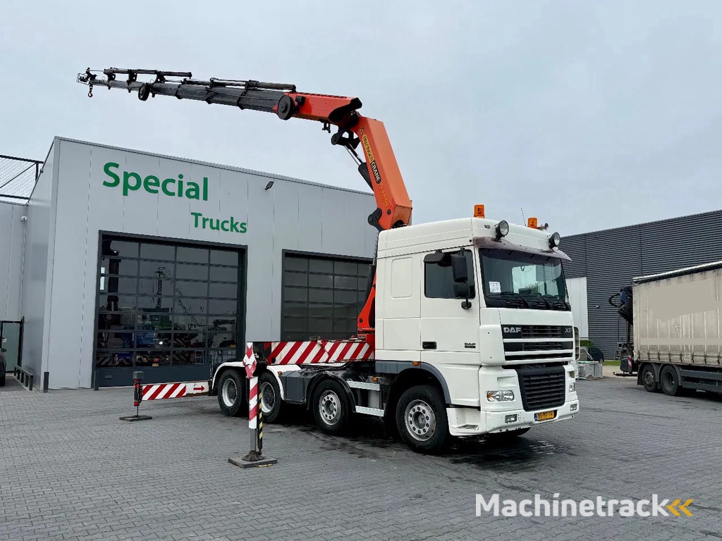 DAF XF 95.480 8X4 / Palfinger PK44002 F