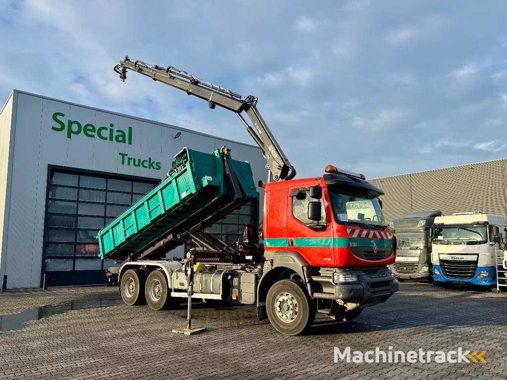 Renault Kerax 440 6x4 / Hiab 122 B-2 Hiduo / Hooklift XR21S51