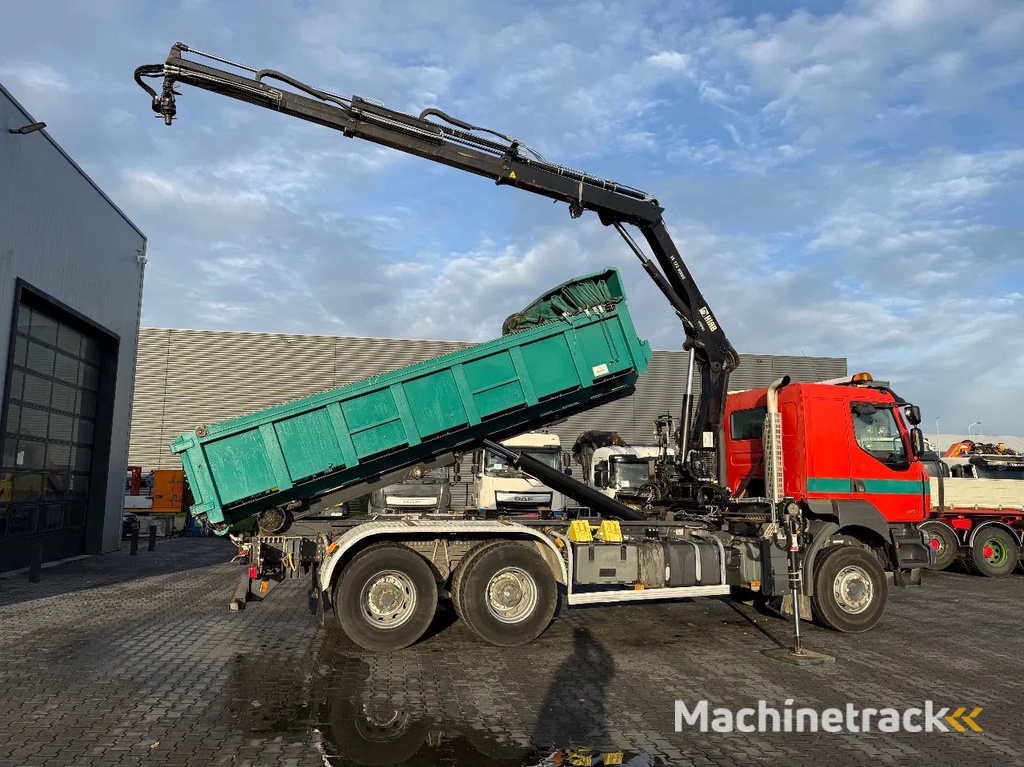 Renault Kerax 440 6x4 / Hiab 122 B-2 Hiduo / Hooklift XR21S51