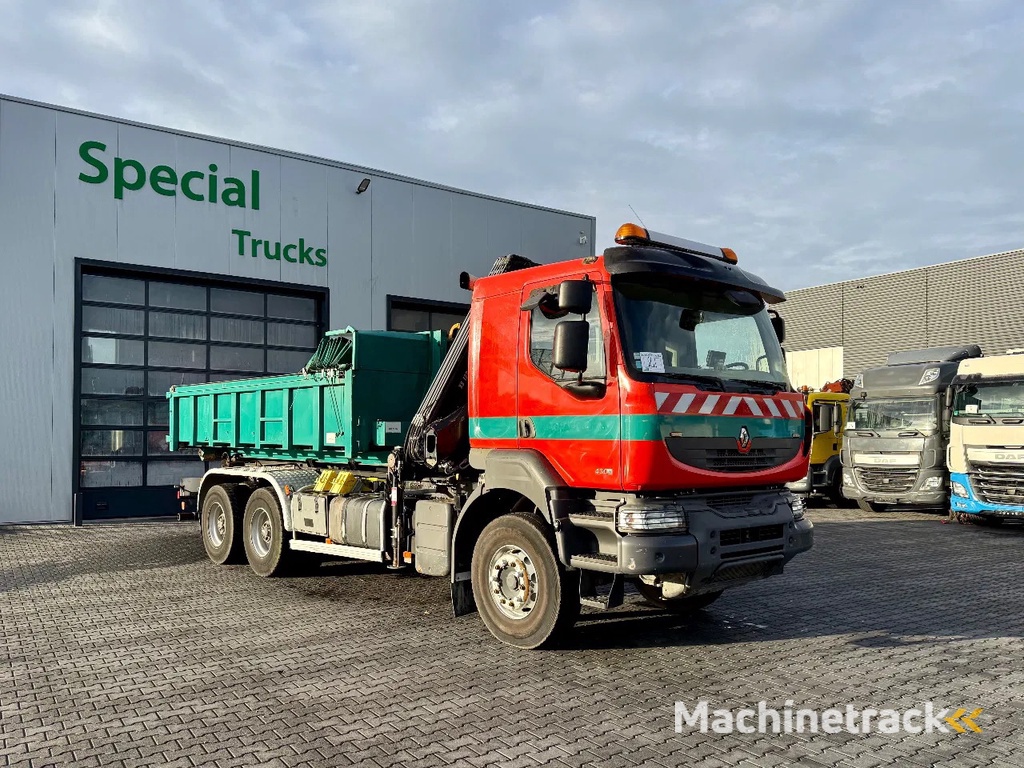 Renault Kerax 440 6x4 / Hiab 122 B-2 Hiduo / Hooklift XR21S51