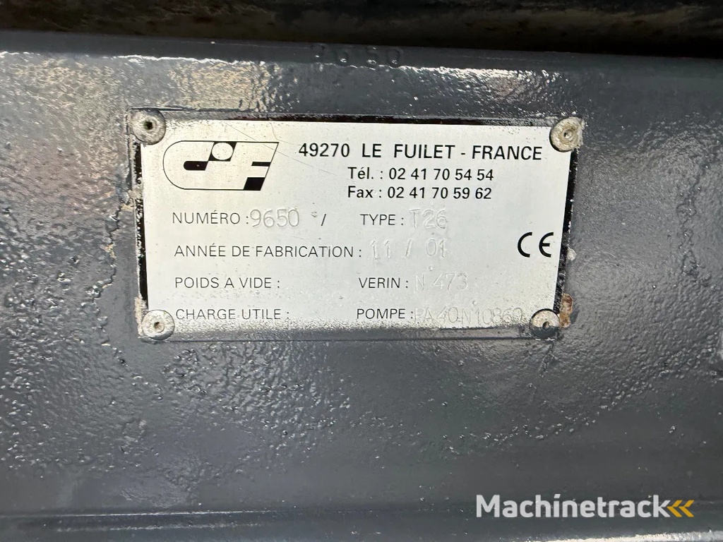 Mercedes-Benz Actros 3331 6x4 / 3 Way kipper / Bordmatic