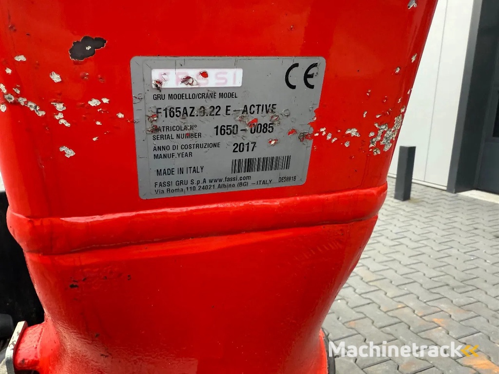 Fassi F165AZ.0.22 E-active Crane / Kraan / Autolaadkraan / Ladekrane / Kran / Grua / Grues
