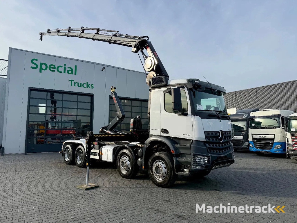 Mercedes-Benz Arocs 4248 / 8x4 / Euro VI D / HIAB X-HIPRO 232 E-6 / HOOKLIFT HIAB ULT21S51 (21Ton)