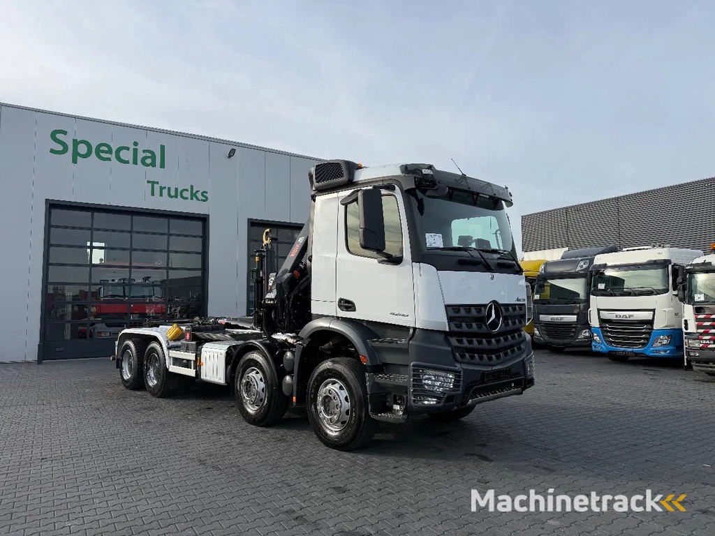Mercedes-Benz Arocs 4248 / 8x4 / Euro VI D / HIAB X-HIPRO 232 E-6 / HOOKLIFT HIAB ULT21S51 (21Ton)