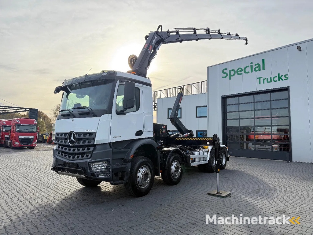 Mercedes-Benz Arocs 4248 / 8x4 / Euro VI D / HIAB X-HIPRO 232 E-6 / HOOKLIFT HIAB ULT21S51 (21Ton)