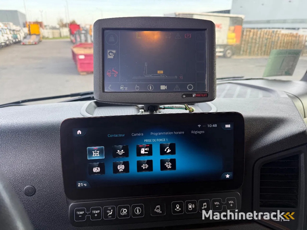 Mercedes-Benz Arocs 4248 / 8x4 / Euro VI D / HIAB X-HIPRO 232 E-6 / HOOKLIFT HIAB ULT21S51 (21Ton)