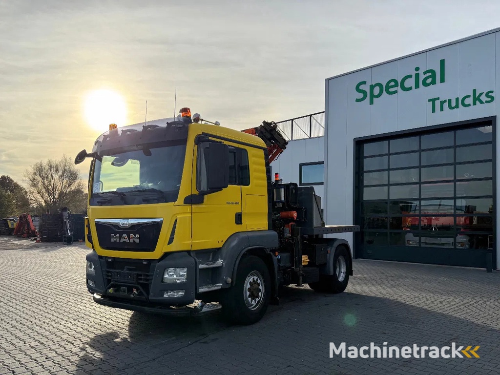 MAN TGS 18.480 4x4 Hydrodrive / Euro 6 / Atlas 165.2E - A3 (Only 261850km)