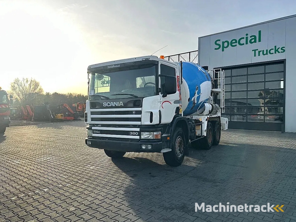 Scania P114-380 6x4 / Schwing Stetter AM 7 / BP400 / Chape en ciment / Cement dekvloer / Cement screed
