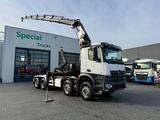 Minituur van Mercedes-Benz Arocs 4248 / 8x4 / Euro VI D / HIAB X-HIPRO 232 E-6 / HOOKLIFT HIAB ULT21S51 (21Ton)