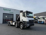 Minituur van Mercedes-Benz Arocs 4248 / 8x4 / Euro VI D / HIAB X-HIPRO 232 E-6 / HOOKLIFT HIAB ULT21S51 (21Ton)