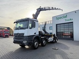 Minituur van Mercedes-Benz Arocs 4248 / 8x4 / Euro VI D / HIAB X-HIPRO 232 E-6 / HOOKLIFT HIAB ULT21S51 (21Ton)