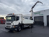 Minituur van Scania P450 8x4 / euro 6 / Retarder / PK65002-SH D + Flyjib PJ170E