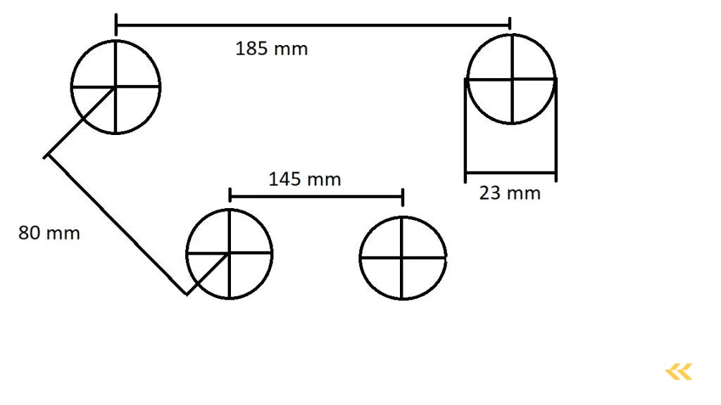 Doosan unused 800 mm pads